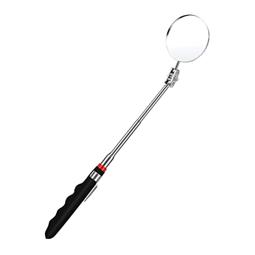 Mllepjdh Telescoping Inspection Adjustable Observe Inspection Tool Round Telescoping ?Mirror For Checking Vehicle Flexible Inspection