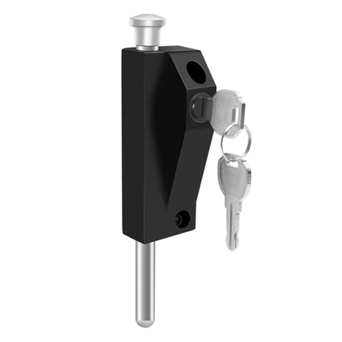 FUANA Cerradura de suelo con resorte de compresión para puerta de seguridad de fácil instalación, resistente
