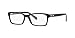 A|X ARMANI EXCHANGE Mens AX3007 Rectangular Prescription Eyewear Frames, Black/Demo Lens, 53 mm