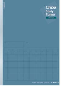Kokuyo Campus Study Planner 2 Weeks B5, Navy (ﾉ-Y80LT-DB)