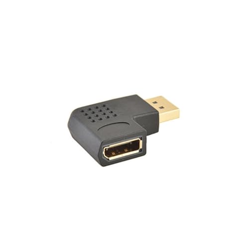 90-Degree HDTV-compatible 1.4 Adapter Male to Female Connector 1920x1080