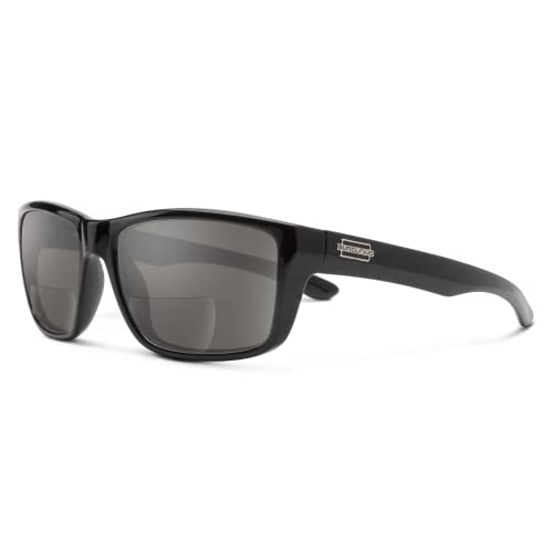 Smith Suncloud Mayor 2.50 Reader Sunglasses - Black | Polar Gray