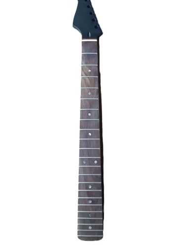 Manche de guitare gaucher noir mat 22 frettes pour remplacer un manche usé