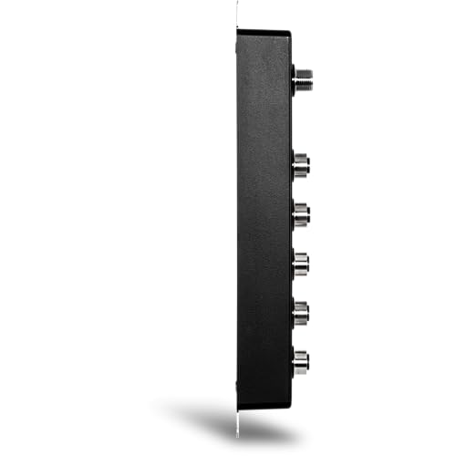 Image of TRENDnet 5-Port Industrial EN50155 M12 Gigabit PoE+ Railway Switch, TI-XPG50, 4 x M12 (X-Code) Gigabit PoE+ Ports, 1 x M12 (X-Code) Gigabit Port, 1 x M12 (A-Code) Power Port, Black