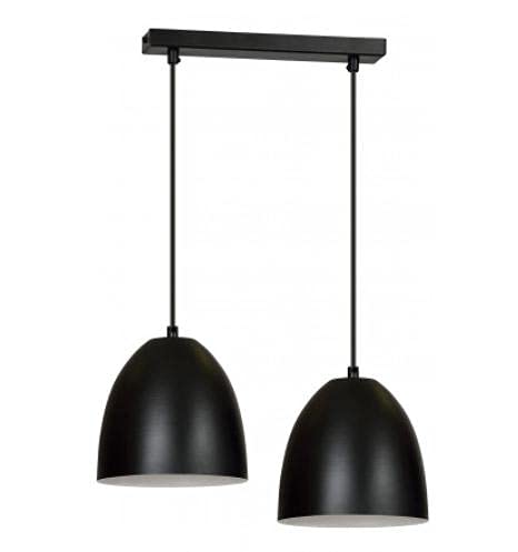 Mylights Retro Rustik Vintage Metal Sarkıt Sıralı İkili Masa Üstü Avize 30 Cm Taban