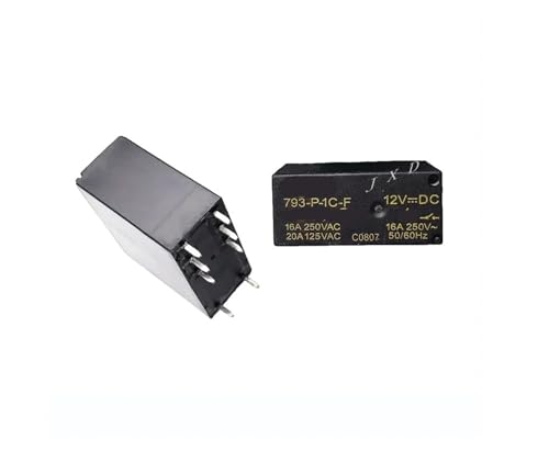 Relais 12V 793P1CF à double capacité 16A 20A pour une commutation haute performance