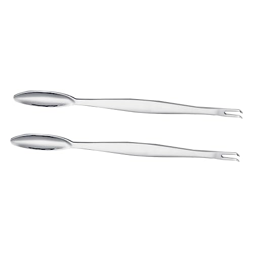 Ciieeo Tenedores De Cangrejo De Acero Inoxidable 304 Multiusos para Patas De Cangrejo, Herramientas para Mariscos, Juego De 2 Piezas para Restaurante y Uso Doméstico