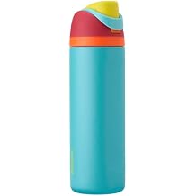 Owala FreeSip Insulated Stainless Steel Water Bottle with Straw, BPA-Free Sports Water Bottle, Great for Travel, 24 Oz, Sum