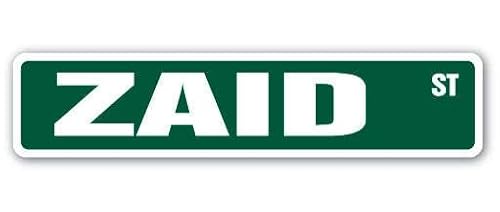 ZAID Street Sign �q���p �l�[�����[�� ���^���T�C���f�J�[��