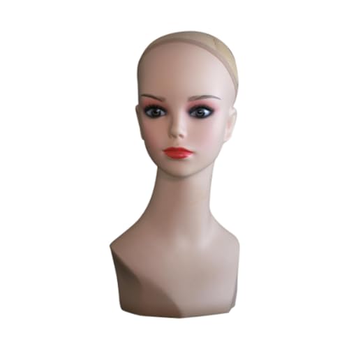 Busto de cabeza de maniquí de cuello largo y ligero para pelucas