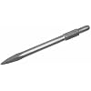 CCTi Concrete Chisels for Electric Demolition Jack Hammer 1-1/8 Hex Shank Point Flat Replacement Set Includes Flat and Point Chisel Bits