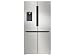 Bosch KFD96APEA, Serie 6, Smarter XXL-French Door Kühlschrank, 183 x 90,5 cm, 375 L Kühlen & 199 L Gefrieren, NoFrost, Eis- und Wasserspender, VitaFresh für längere Frische, Gebürsteter Stahl