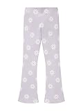 Passform: Slim Fit TOM TAILOR Mädchen Kinder Strickhose mit Blumenmuster 1035191, Mehrfarbig, 128-134