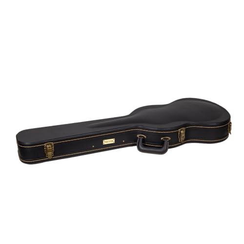 image for Crossrock Les Paul Electric Guitar Case -Vintage Hardware, Sponge Lini