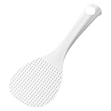 SEWACC Cuchara de Arroz Resistente al Calor para Olla Arrocera, Espátula Antiadherente de Cocina Reutilizable, Paleta Práctica para Servir Arroz en Hogar y Restaurante