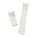 CALLARON 3pcs Long Socks for Girls Toddlers Bowknot Design Soft Cotton Socks Fashion
