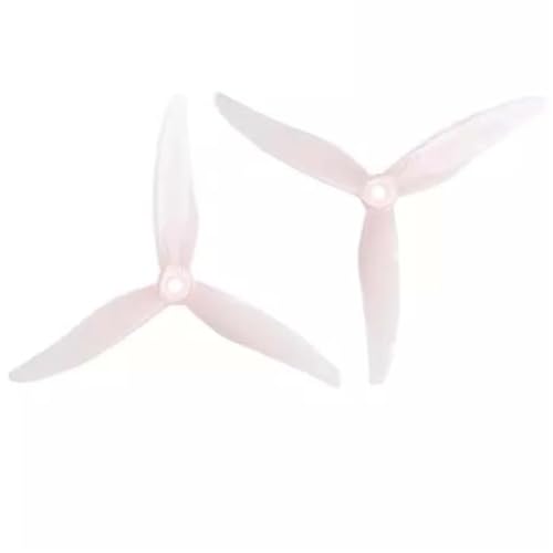 Hélice à trois pales 5.1 pouces pour drone FPV racer 5131 rose