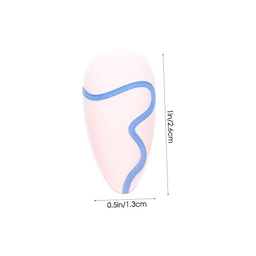 Beavorty Unhas Postiças 24 Peças Unhas Postiças Abs Foscas Halloween Unhas Postiças Destacáveis ​​Un