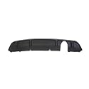 RAS Spoiler Stoßstange hinten schwarz geprägt mit Löchern für Sensoren für Citroen Ds3 von 03-2009 bis 12-2016