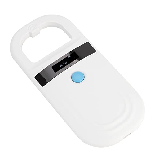 Riuulity Microchip Scanner, Rechargeable Animal Reader Easy for FDX-B for EMID Microchips