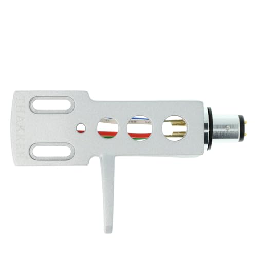 THAKKER HS-10 - Headshell aus leichtem Aluminium - Silber | SME Anschluss | inkl. Headshell-Kabel