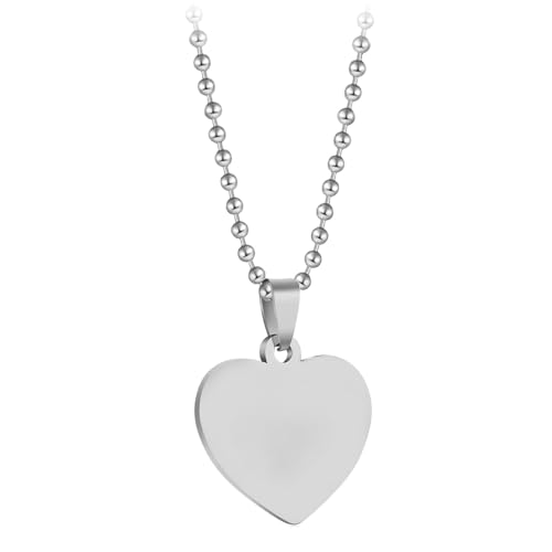 Collier pour femme en acier inoxydable avec pendentif chien discret