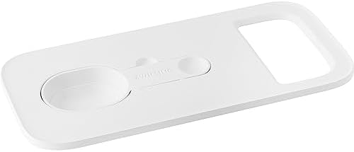 ZWILLING Fresh & Save CUBE 4-in-1 Multifunctional Insert with Integrated Dual-Sided Measuring Spoon, Pour Spout, and Leveler, BPA-Free Plastic, Medium, White