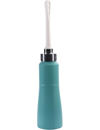 RVDKBULB Natural Vaginal Douche Bottle - Vaginal Douche for Women, Free of PVC & Phthalates & BPAs, Compatible with DMSO / MMS, 12 FL Oz, Teal Blue