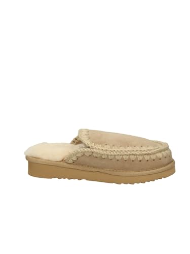 Mou Para Mujer. MU.FW101125A Zuecos De Piel Eskimo MarróN (40), Plano, Ninguno, Casual - 4