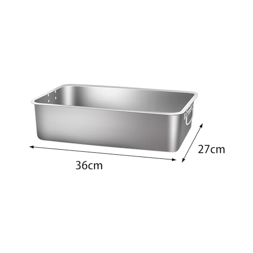 Bandeja sanitaria abierta para gatos acero inoxidable 36x27x10 cm miniatura 6
