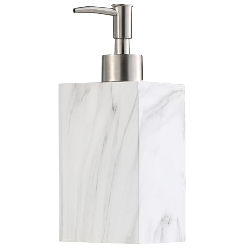 Haocoott YDYS0015 Soap Dispenser Pump, Dish Soap Dispenser Bottle, Marble Refillable Liquid Soap Dispenser Bathroom, Lotion Shampoo Hand Soap Dispenser Jar For Kitchen Sink Countertop Home Decor cover