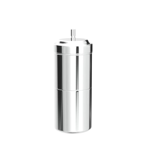Image of Pure Stainless Steel 304 Grade (175ml + 2 Dabara & 2 Glass) Filter Coffee Maker Steel Indian Coffee Filter for Home Coffee Filter