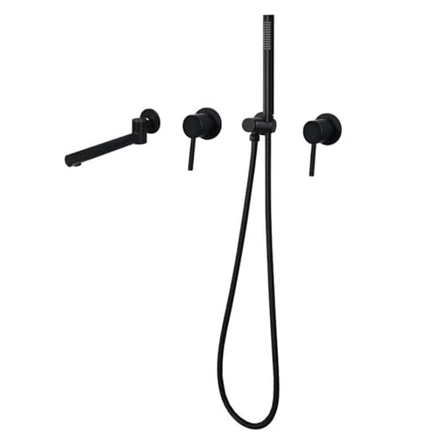 Robinetterie de bain encastrée pour douche moderne et gain de place