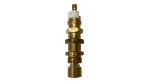 T & T Hardware Replacement Cartridge Compatible with Price Pfister 910-030 â€“ Brass 12 Point Broach Stem for Single Handle Tub and Shower Faucets â€“ Ceramic Disc Faucet Valve Repair Part