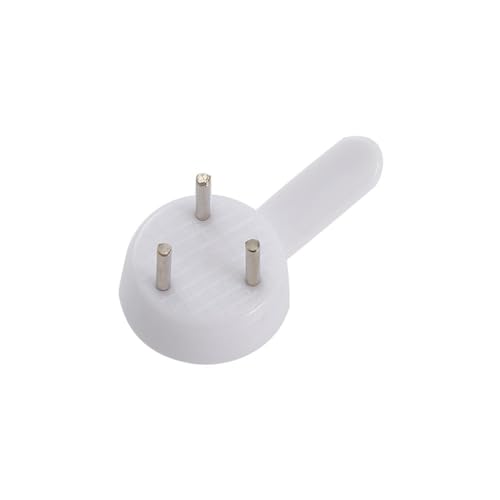 Image of Pokinge 100Pcs Plastic White Painting Photo Frame Hook Nail, Plastic Invisible Traceless Wall Picture Hook No Damage Wall Picture Hanger for Painting Picture