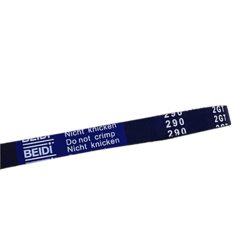 Courroie synchrone 2MGT 156mm de longueur et 6mm de largeur en caoutchouc fermé