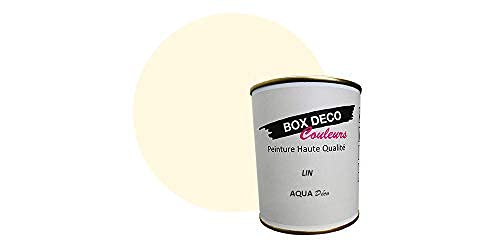 BOX DECO COULEURS Peinture murale acrylique aspect velours Aqua Déco - 750ml, Beige Lin