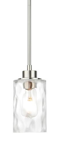 XiNBEi Lighting Mini Pendant Light 1 Light Glass Pendant Lighting,