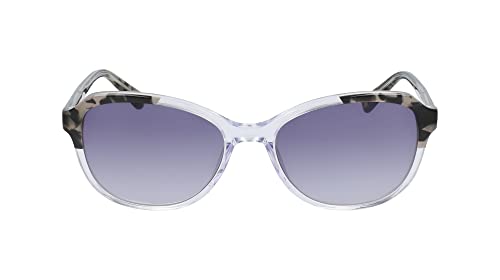 Lunettes de soleil Anne Klein femme AK7078 oval sunglasses grey crystal chic