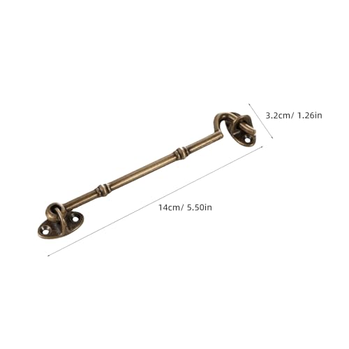 Pestillo de gancho SEWACC para evitar que las puertas corredizas se abran solas, pack de 2 3