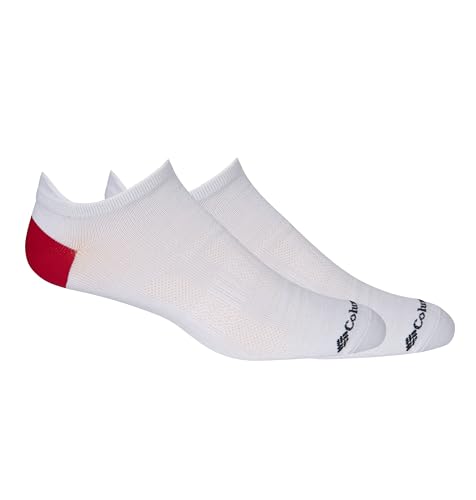 Columbia Men Space Dye No Show with Brrr Technology 2 Pairs