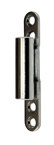 SN-TEC Türband Mittelband Rahmenteil für 3-teilige Bänder V 8000 WF ASR zum aufschrauben mit Gleitlager, Rolle 15mm, für 8mm Stift, vernickelt