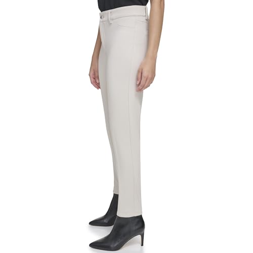Calvin Klein Women's Slim Pant with Buttons3