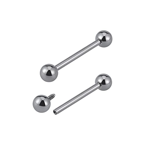 FINE4U ASTM F136 `^Xg[go[xO fB[X Y - Xbhh{fBsAXWG[Mtg jbv/^/HƗp jbPsgp t[ (14G), `^, ΂ȂB