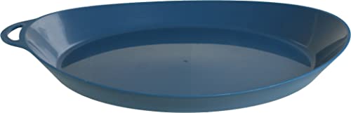 Lifeventure Unisex's Ellipse Camping, Travel & Outdoor Plate, Navy Blue, One Size