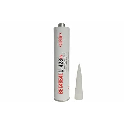 U-428+ HV Fast Cure Auto Glass Urethane Adhesive - Primerless, 310ml (10.5oz) Cartridges (Cartridge, 10, Count)