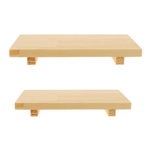 Set de 2 Tablas de Sushi de Madera Estilo Japonés miniatura 1