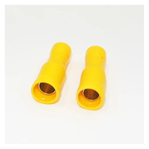 Conectores de cable hembra FRD 5.5-156 amarillos de terminales de pala calibre 12-10 para empalmes