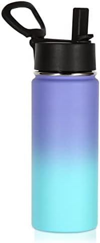 Volhoply 530ml 18oz Kids Insulated Water Bottle, Stainless Steel ...