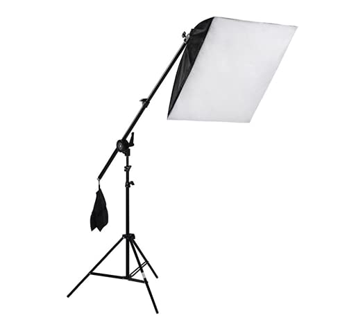 Kit Softbox 50x70cm GREIKA Com Tripé e Suporte Girafa